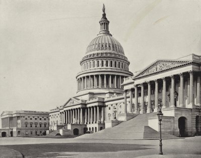 Huvudstadsbyggnaden i Washington (s/v foto) av American Photographer (after)