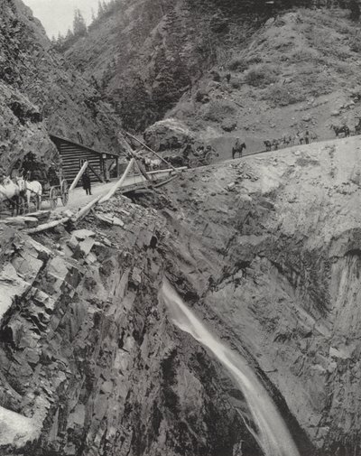 Tollgate Ouray och Silverton Toll Road (s/v foto) av American Photographer (after)