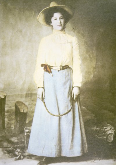 Anna Webb från Kansas, ca 1880 (s/v foto) av American Photographer