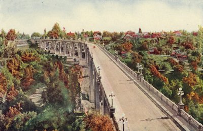 Arroyo Seco Bridge, Pasadena (färgfoto) av American Photographer