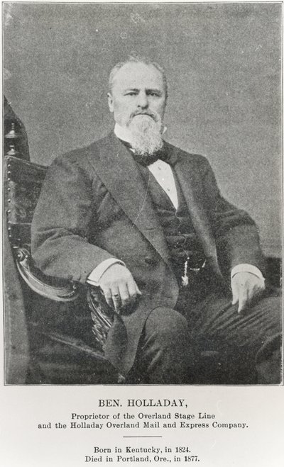 Ben Holladay (1824-77) (s/v foto) av American Photographer