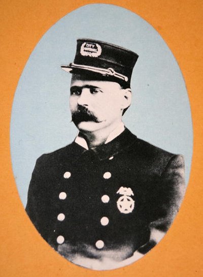 Ben Thompson (1842-84) c.1881 (s/v foto) av American Photographer