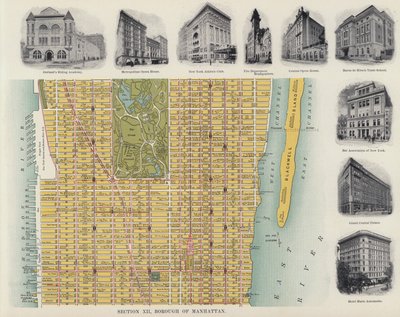 Borough of Manhattan (svartvitt foto) av American Photographer