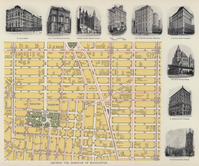Borough of Manhattan (svartvitt foto) av American Photographer