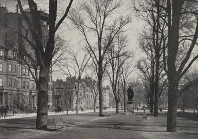 Boston: Commonwealth Avenue (svartvitt foto) av American Photographer