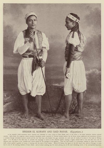 Brehim El Korany och Said Rayab, egyptier av American Photographer