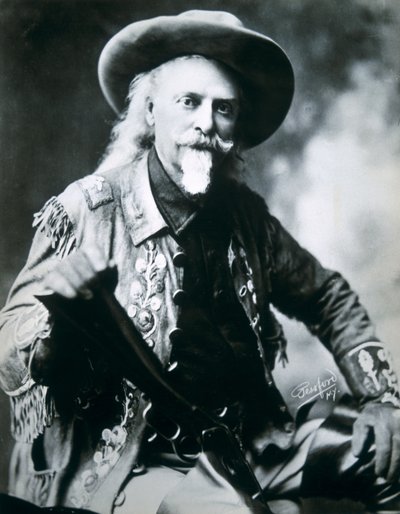 Buffalo Bill (1846-1917) (s/v foto) av American Photographer