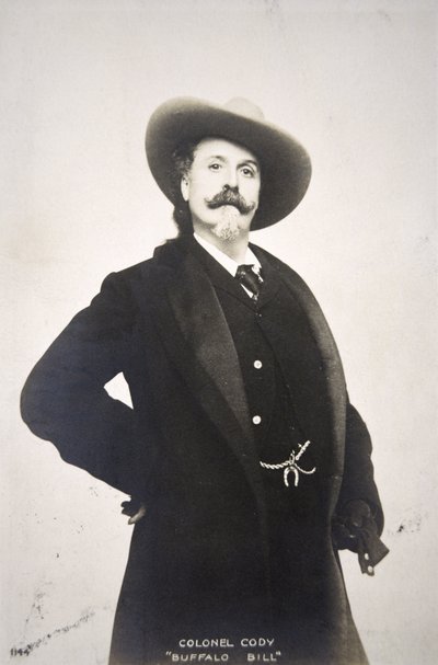 Buffalo Bill (1846-1917) vykort av American Photographer