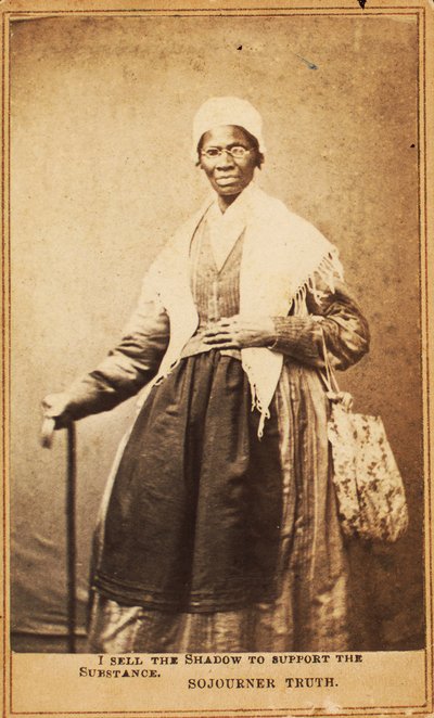 Carte de visite of Sojourner Truth, 1864 av American Photographer