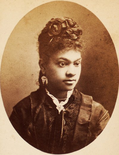 Carte de visite av ung afroamerikansk kvinna, c.1870 av American Photographer
