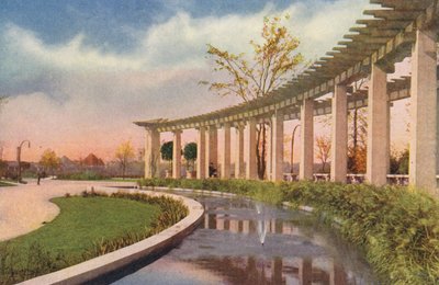 Chicago: Pergola i Douglas Park (färgfoto) av American Photographer