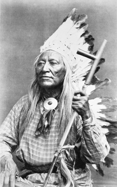 Chef Washakie (ca 1804-1900) (s/v foto) av American Photographer