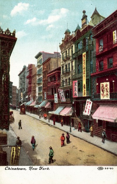 China Town, New York, USA (svartvitt foto) av American Photographer