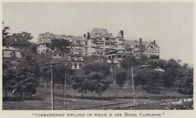 "Befallande beläget där Hotel Castleton ligger" (s/v foto) av American Photographer