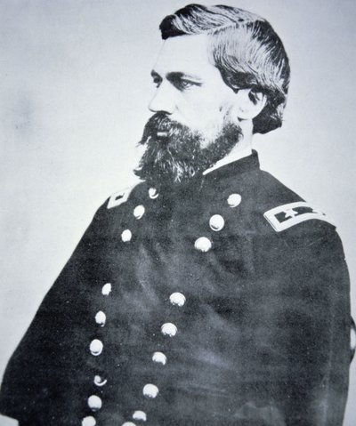 General Oliver Otis Howard (1830-1909) (s/v foto) av American Photographer