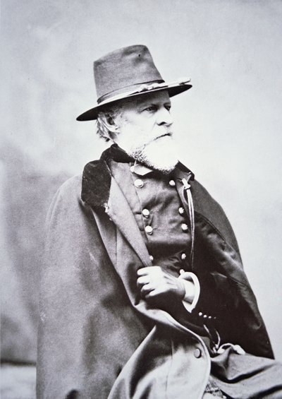 General Philip St George Cooke (1809-95) (s/v foto) av American Photographer