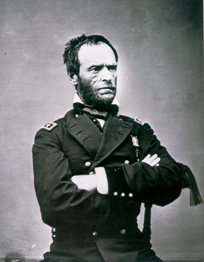 General William T. Sherman (1820-91) (s/v foto) av American Photographer