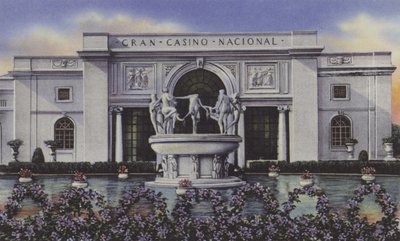 Gran Casino Nacional, National Casino at Marianao (färgad bild) av American Photographer
