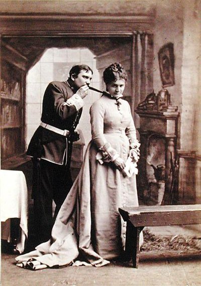 H.J. Montague och Ada Dyas i en scen från 