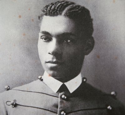 Henry Ossian Flipper (1856-1940) den första svarta utexaminerade från West Point Military Academy (s/v foto) av American Photographer