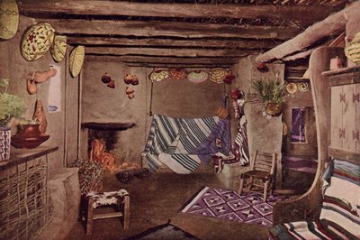 Interior Hopi House, Grand Canyon, Arizona (färgad bild) av American Photographer