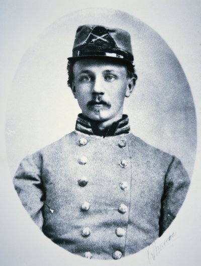 Israel Spencer, konfedererade armésoldat (s/v foto) av American Photographer
