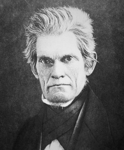 John C. Calhoun (1782-1850) (s/v foto) av American Photographer