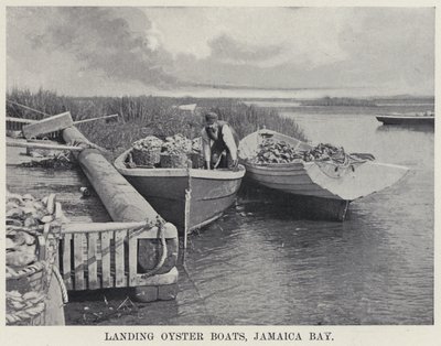 Landing Oyster Boats, Jamaica Bay (s/v foto) av American Photographer