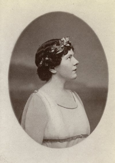 Louise Homer, som Orfeus, i "Orfeo Ed Euridice" (svartvitt foto) av American Photographer