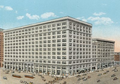 Marshall Field and Company Retail Store, delstaten och Washington (färgat foto) av American Photographer