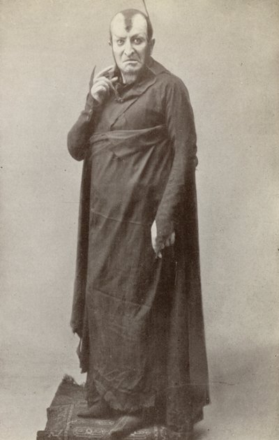 Maurice Renaud, som "Mefistofele" (svartvitt foto) av American Photographer
