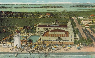 Miami, Florida, ca 1925: Miami Beach Casino (färgfoto) av American Photographer