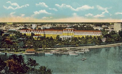 Miami, Florida, ca 1925: The Royal Palm Hotel (färgfoto) av American Photographer