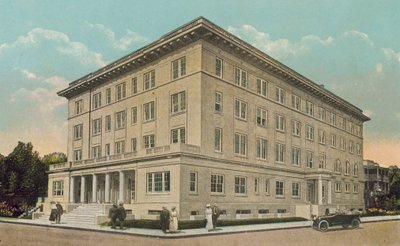 Miami, Florida, ca 1925: YMCA-byggnaden (färgfoto) av American Photographer