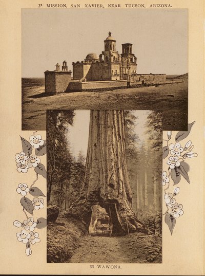 Mission, San Xavier, nära Tucson, Arizona; Wawona (svartvitt foto) av American Photographer