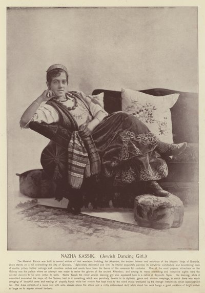 Nazha Kassik, judisk dansflicka av American Photographer