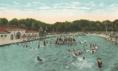 New Orleans: City Park Swimming Pool (färgfoto) av American Photographer