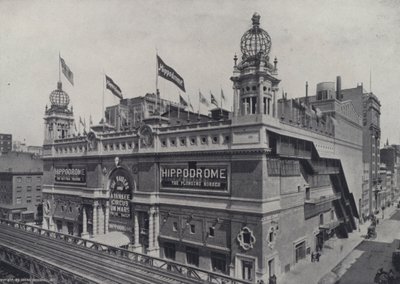 New York: The New York Hippodrome (svartvitt foto) av American Photographer