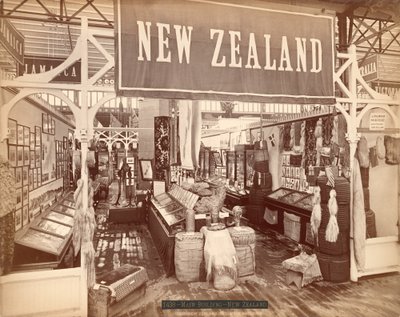 Nya Zeeland, Centennial International Exhibition, 1876 (albumintryck) av American Photographer