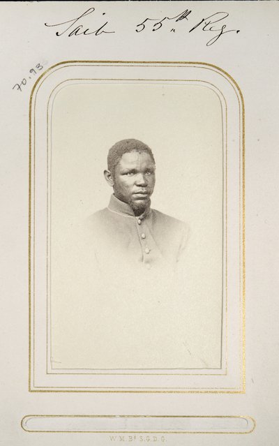 Nicholas Said, carte de visite, ca 1863-66 av American Photographer