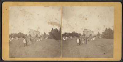 North Front and Lawn, Oneida Community, New York State, c.1870 av American Photographer