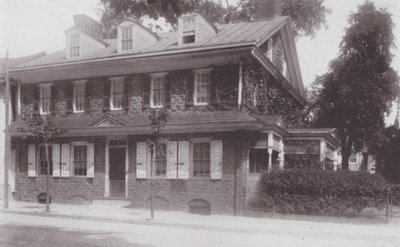 Philadelphia: Platsen för hemmet till grundaren av Germantown (svartvitt foto) av American Photographer