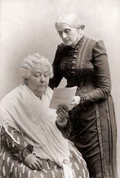 Porträtt av Elizabeth Cady Stanton och Susan B. Anthony av American Photographer