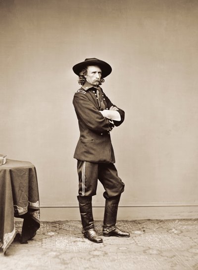 Porträtt av general George Armstrong Custer av American Photographer