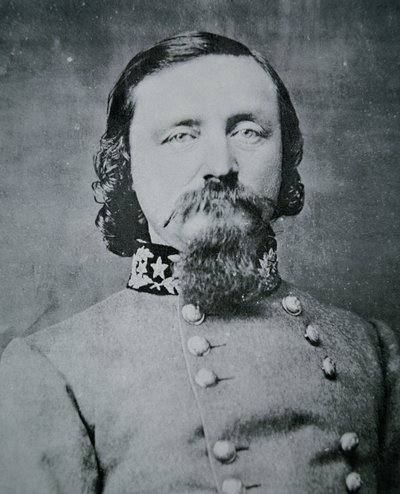Porträtt av general George Pickett (s/v foto) av American Photographer