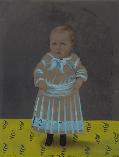 Porträtt av en pojke,1880-talet (foto) av American Photographer