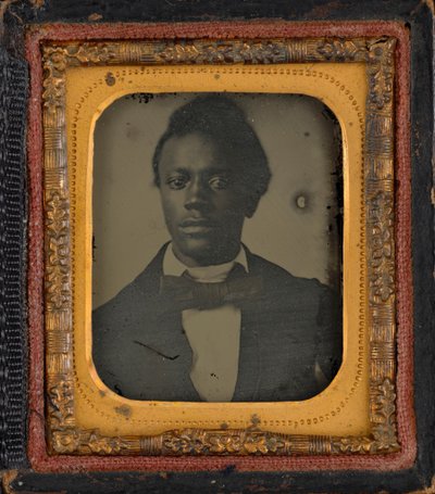 Porträtt av en man,ca. 1860 (foto) av American Photographer