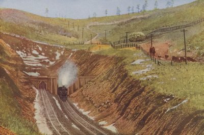Raton Tunnel, högsta punkten på Santa Fe (färgfoto) av American Photographer
