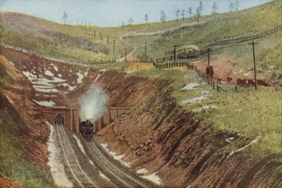 Raton-tunneln, högsta punkten på Santa Fe (färgad bild) av American Photographer