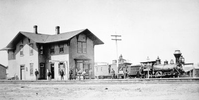Rincon tågstation, New Mexico av American Photographer
